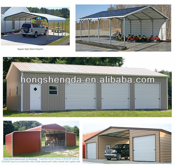 car garage design/container garage/steel garage