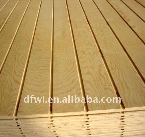 Furniture grade Slotted plywood