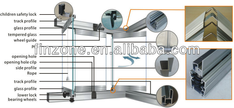 Hot product balcony glazing system