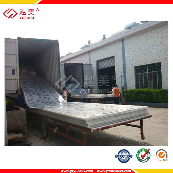 Yuemei reliable polycarbonate sheet for greenhouse