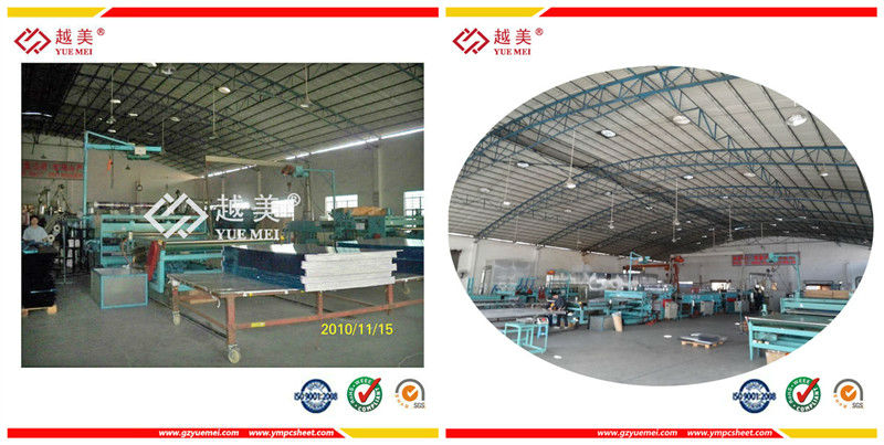 Yuemei reliable polycarbonate sheet for greenhouse