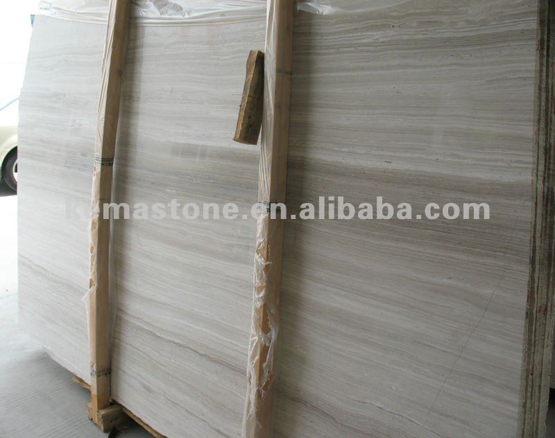 White and Gray Wood Veins Marble
