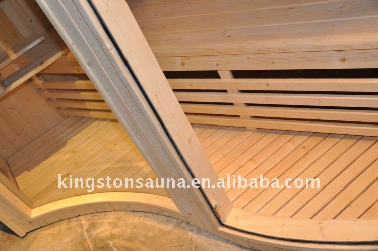 Round arc front sauna for 4 people
