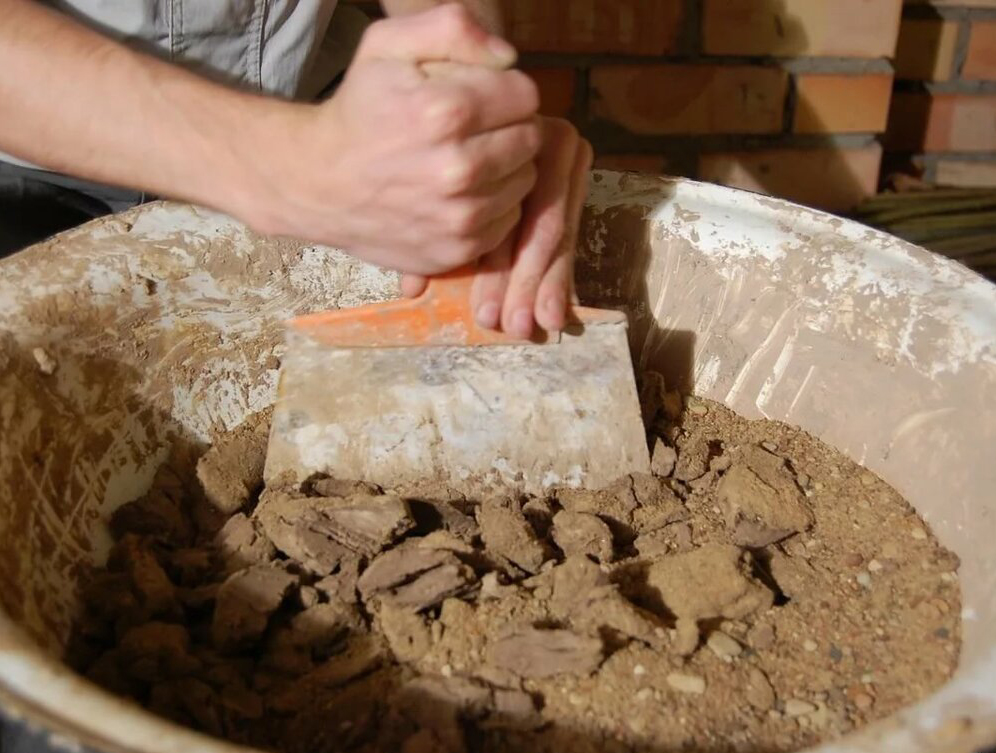 Приготовление глины