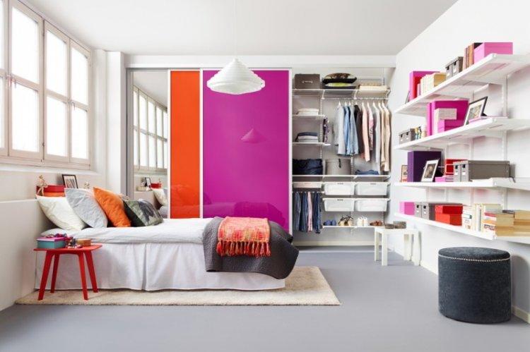 Наполнение шкафа-купе в спальне