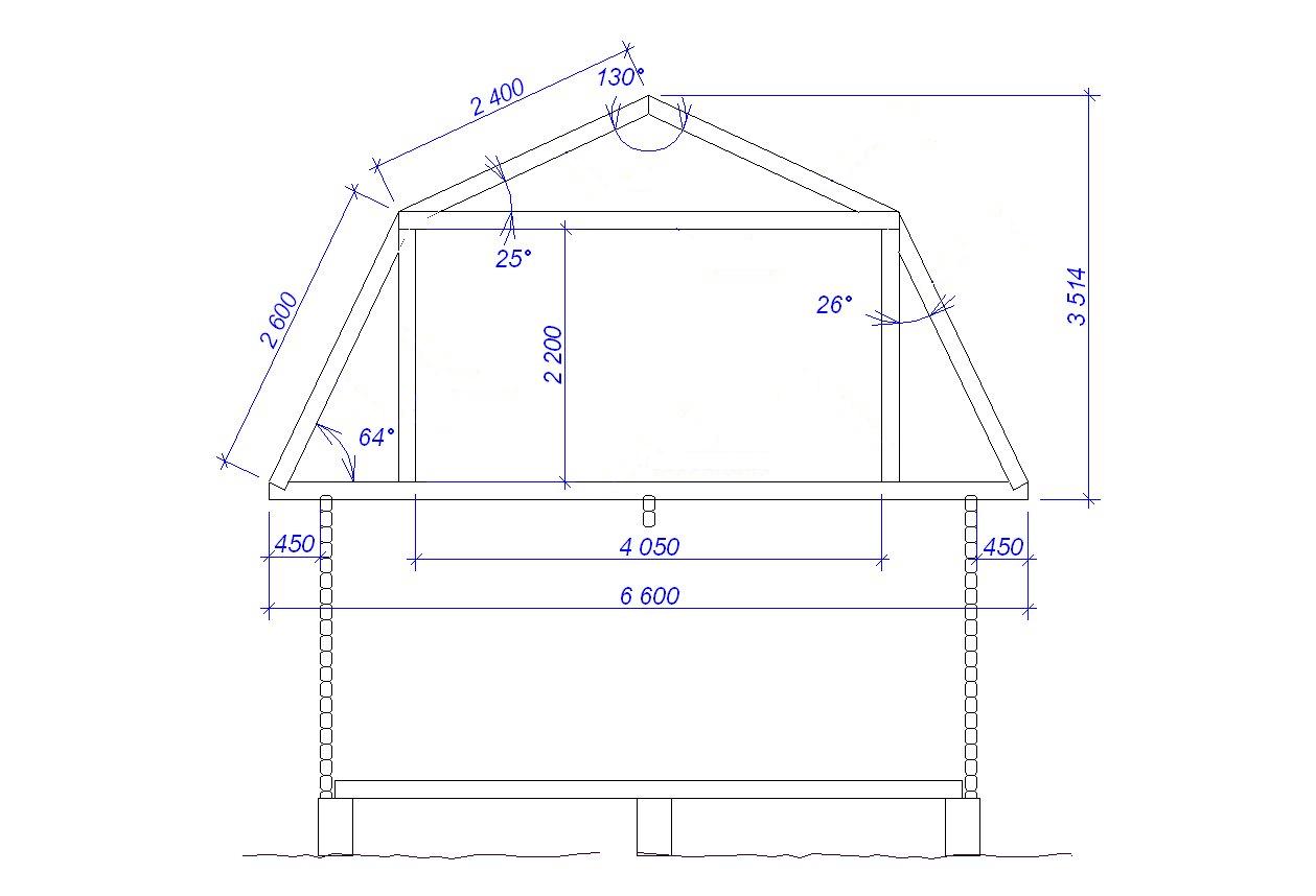Схема мансарды