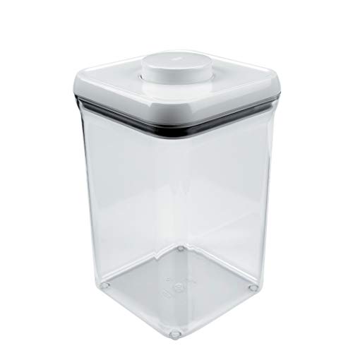 OXO 1071396 4.0 quart square Pop Container, 4 Qt - Flour