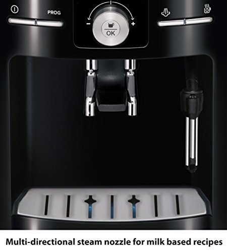 KRUPS EA8250 Fully Auto Espresso Machine, Espresso Maker, Burr Grinder, 60 Ounce, Black