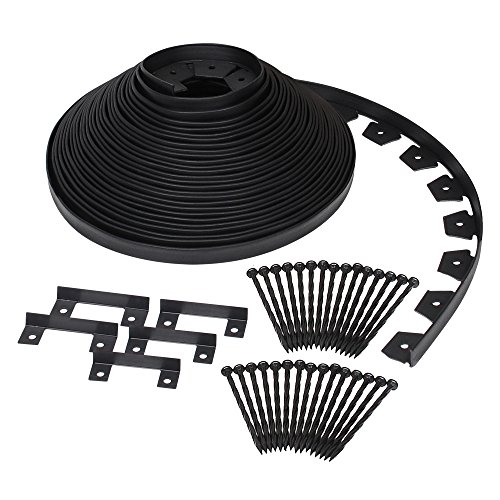 Dimex EasyFlex Plastic No-Dig Landscape Edging Kit, 100-Feet...