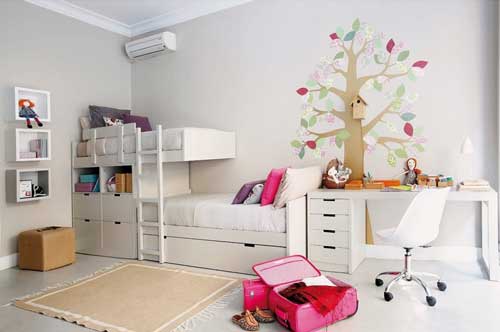 Планировка детской комнаты для двоих детей: лучшие идеи