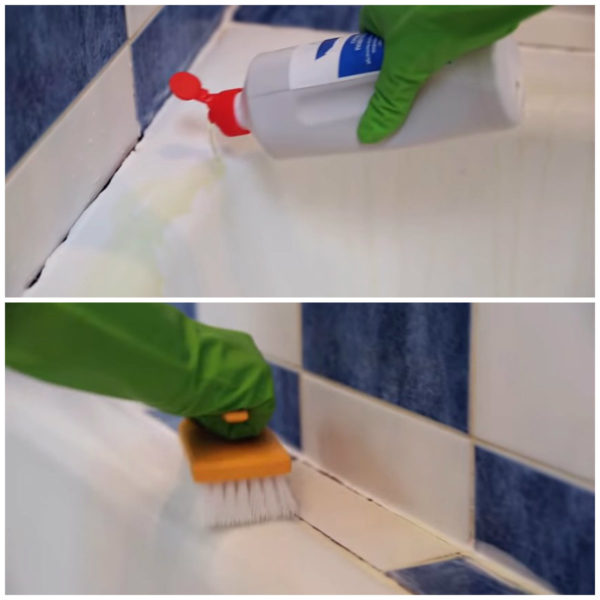 Очистка спецсредством