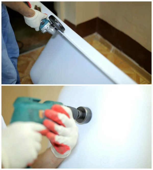 Подготовка акриловой вставки