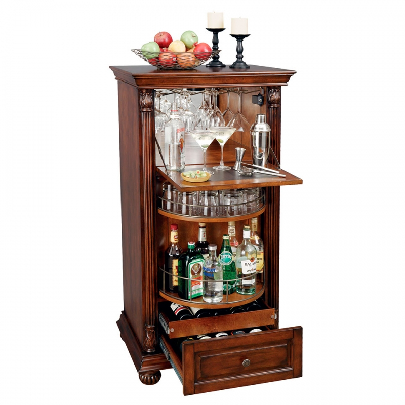 Шкаф бар с выдвижным ящиком