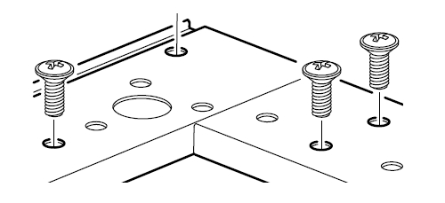 винты при стяжке рам или при установке роликов