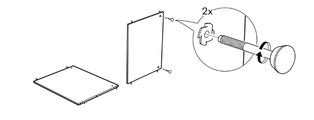вкручиваем ножеки для шкафа