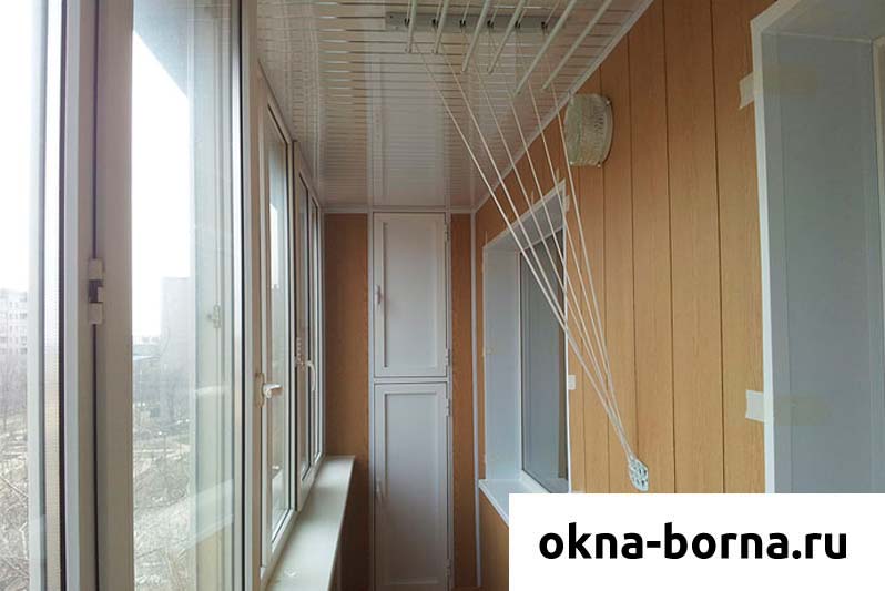 Шкаф для узких балконов и лоджий