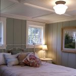 Спальня с низким потолком