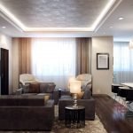 Коричневые шторы в интерьере