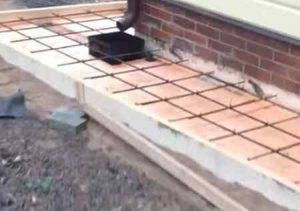 Бетонная отмостка своими руками