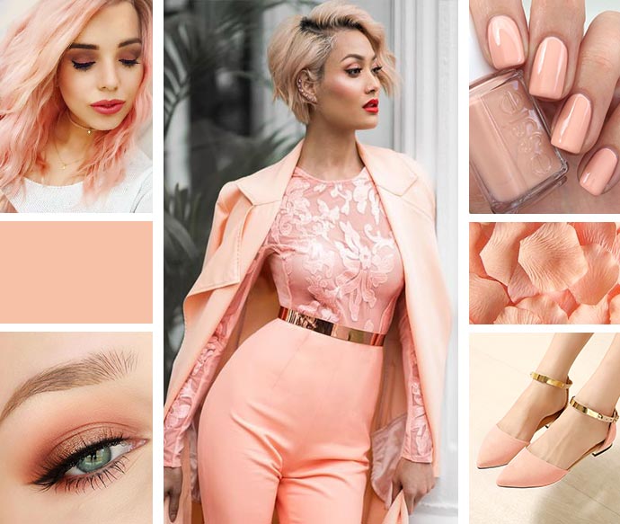 персиковый цвет в одежде
