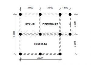 Сколько нужно винтовых свай на дом 6х6