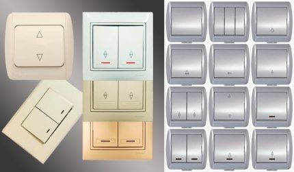 Разнообразие выбора выключателей для дома
