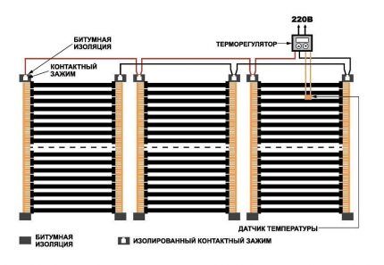 Схема монтажа ПЛЭН