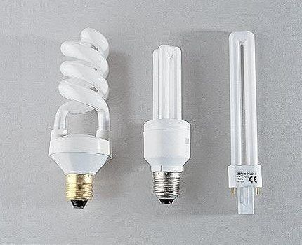 Разновидности компактных люминесцентных ламп