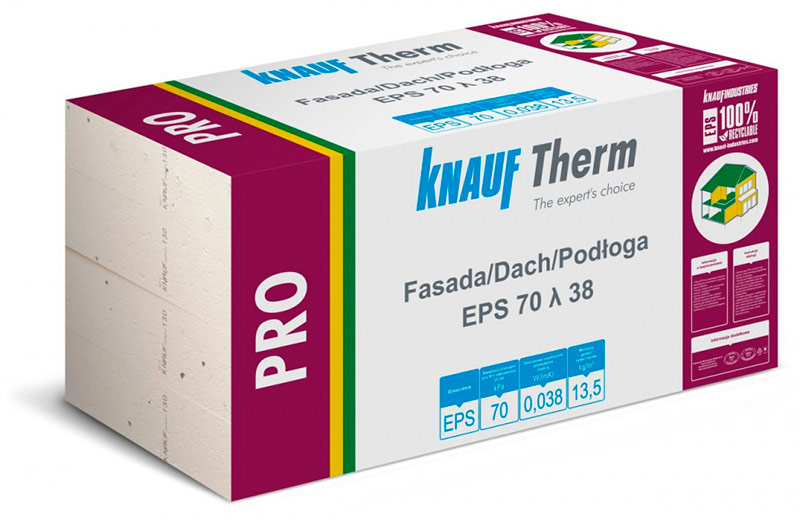 Пенопласт Knauf Therm Фасад RRO