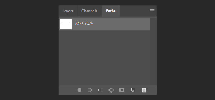 To remove this, go to the paths panel and delete the work path layer.