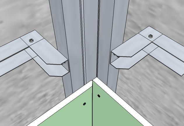 Вариант сборки угла