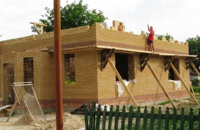 Приставные леса с четырьмя конвертами