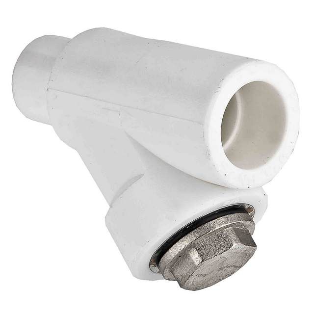 Фильтр-грязевик, специально предназначенный для установки в полипропиленовый трубный контур