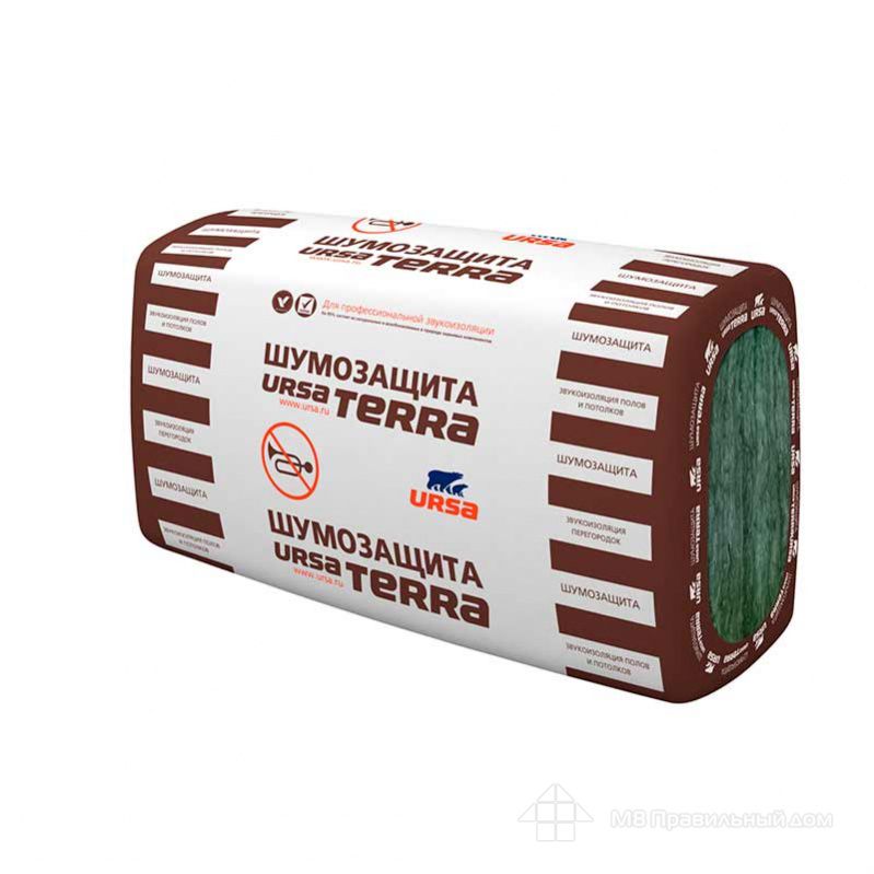 «URSA TERRA 34 PN Шумозащита» - оптимальный материал для внутренних перегородок