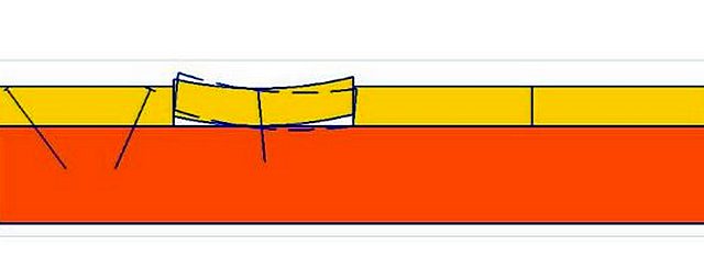 Профиль доски деформировался, например, от усыхания древесины. Скрипа не избежать!