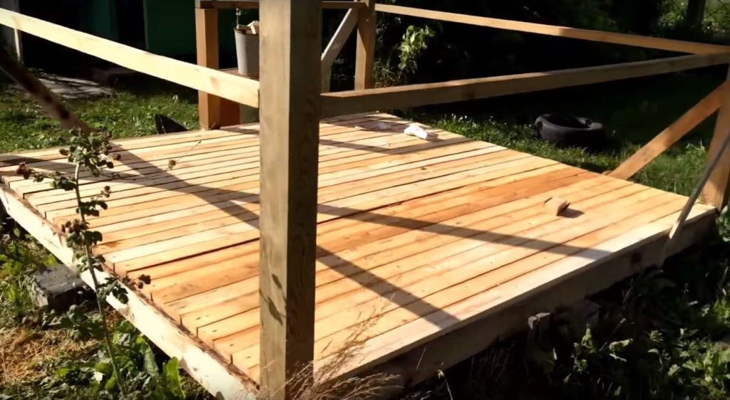 Пример дощатого пола