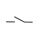 Unfused Disconnect Switch Electrical Symbol