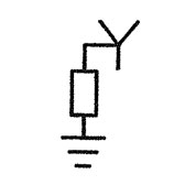 Wye Connection - Resistor Grounded Neutral Electrical Symbol