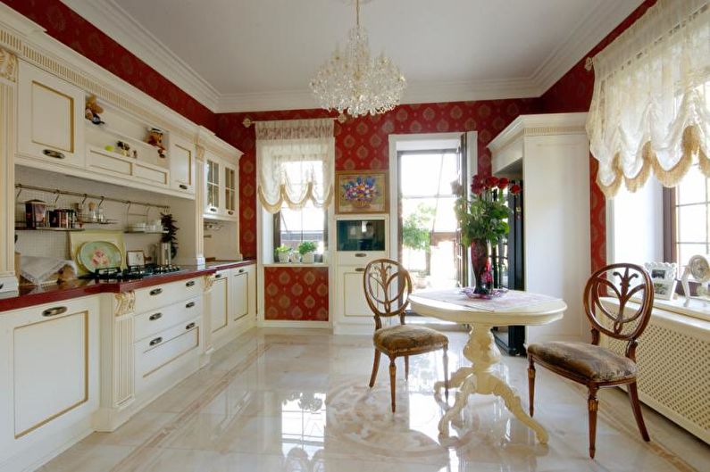 Плитка для кухни на пол - фото