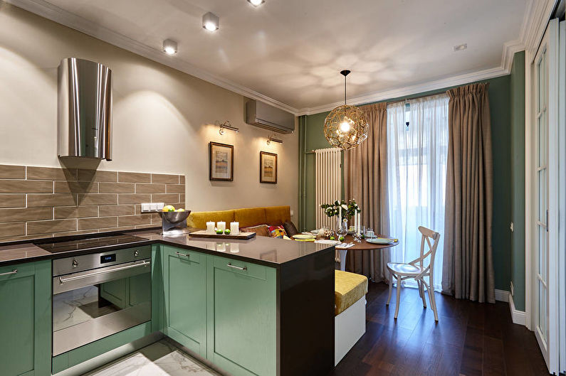 Дизайн кухни-гостиной в маленькой квартире - Пропорции