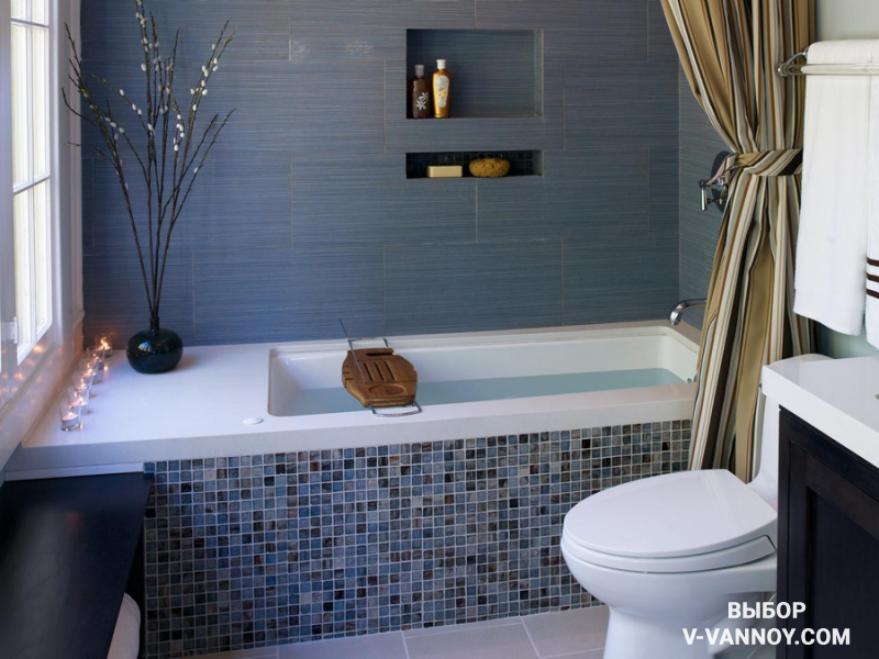 Мозаика в отделке декоративного экрана. Мозаика в отделке декоративного экрана.