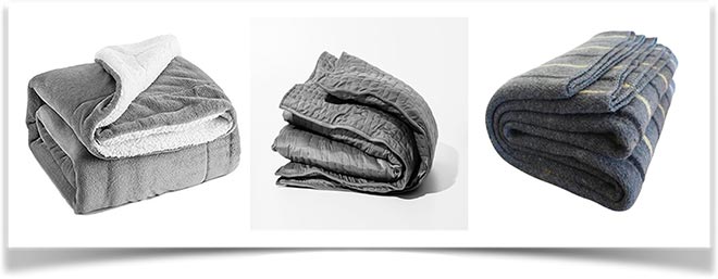 Виды одеял: меховые, цельнотканные, стеганные