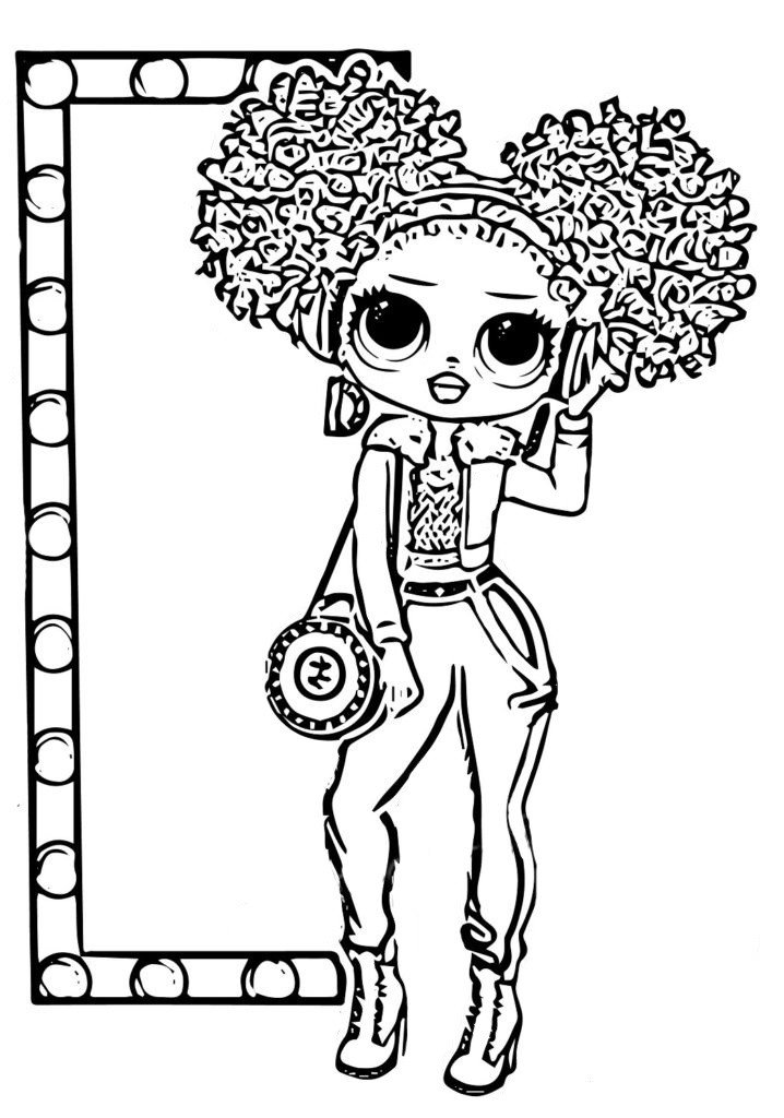 Coloring pages LOL OMG. Download or print new dolls for free