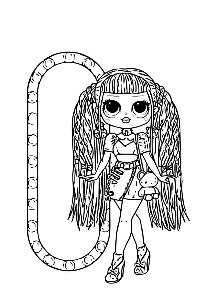 Coloring pages LOL OMG. Download or print new dolls for free