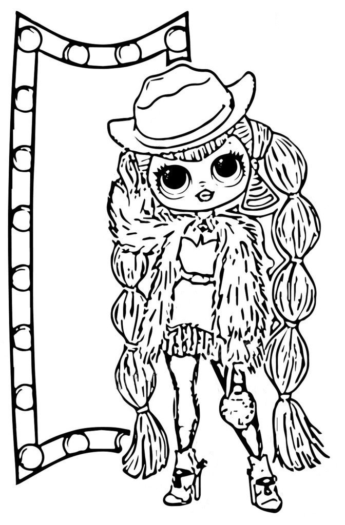 Coloring pages LOL OMG. Download or print new dolls for free