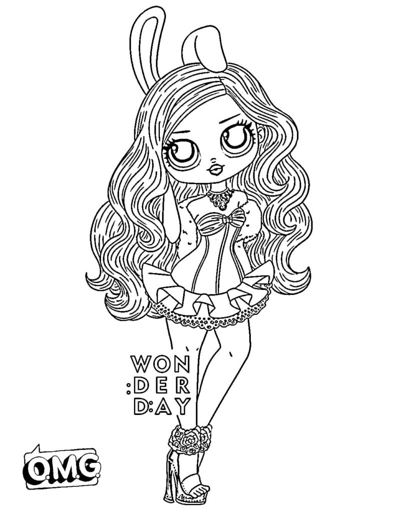 Coloring pages LOL OMG. Download or print new dolls for free