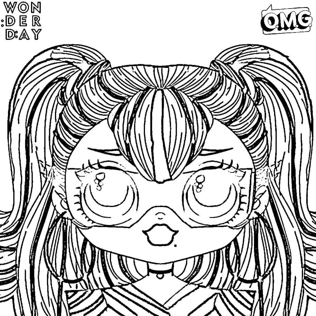 Coloring pages LOL OMG. Download or print new dolls for free