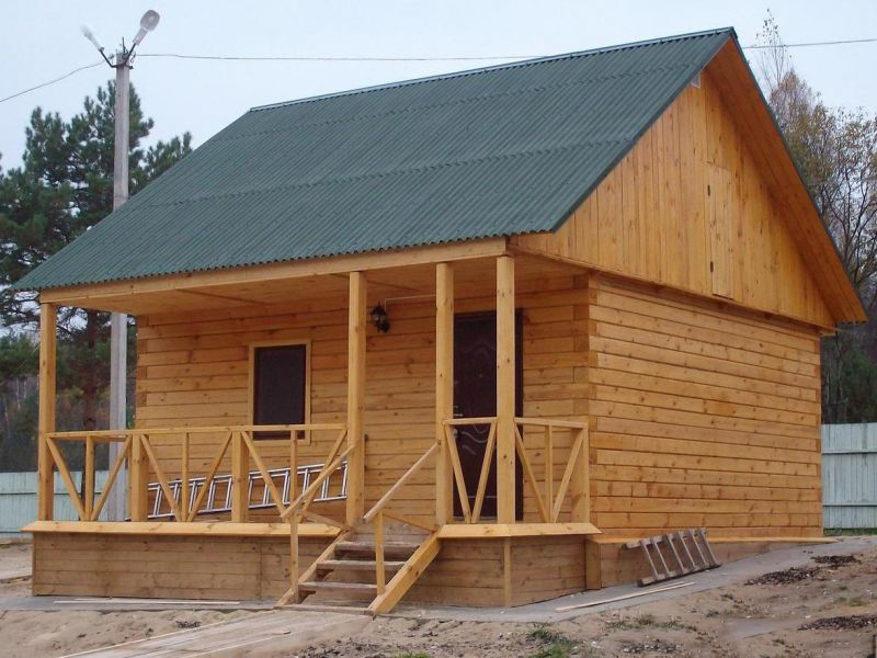 Баня из бруса, фото