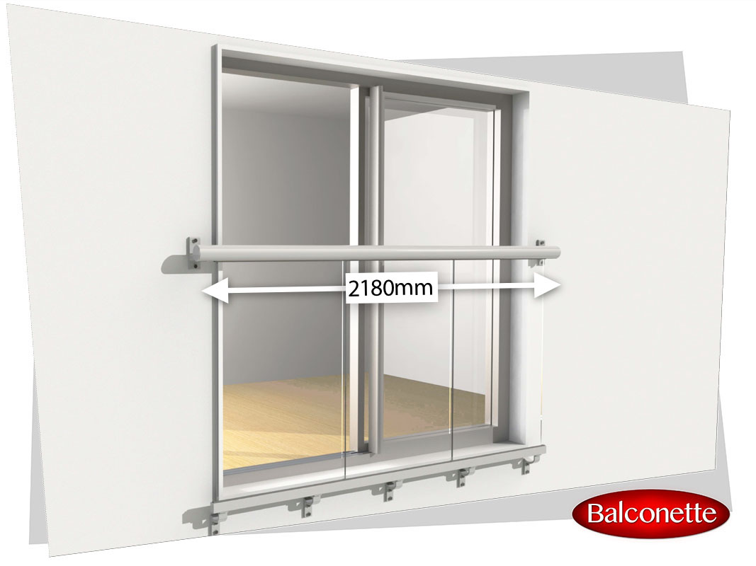 2180 mm wide Juliet Balcony