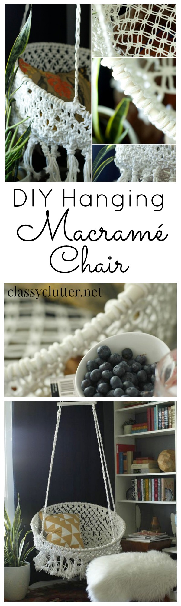 DIY Hanging Macrame Chair